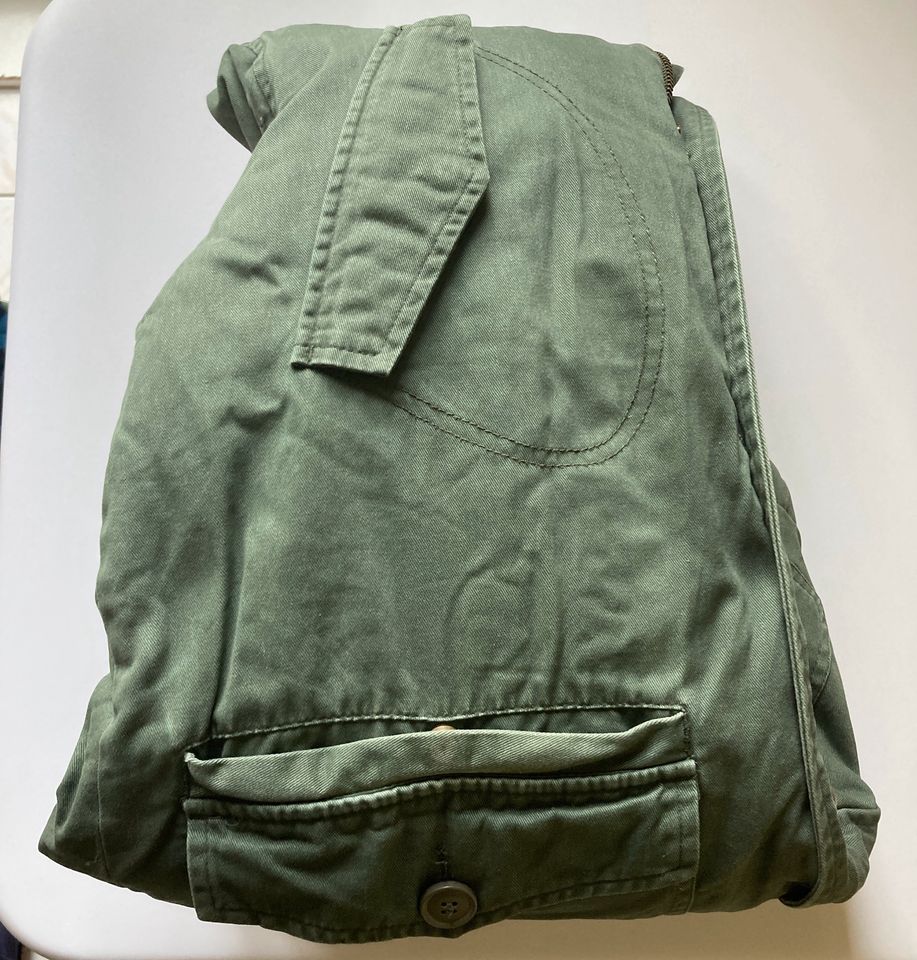 PARKA Mod 60er warm Mantel Jacke Kapuze Khaki Baumwolle M 38 Engl in Hamburg