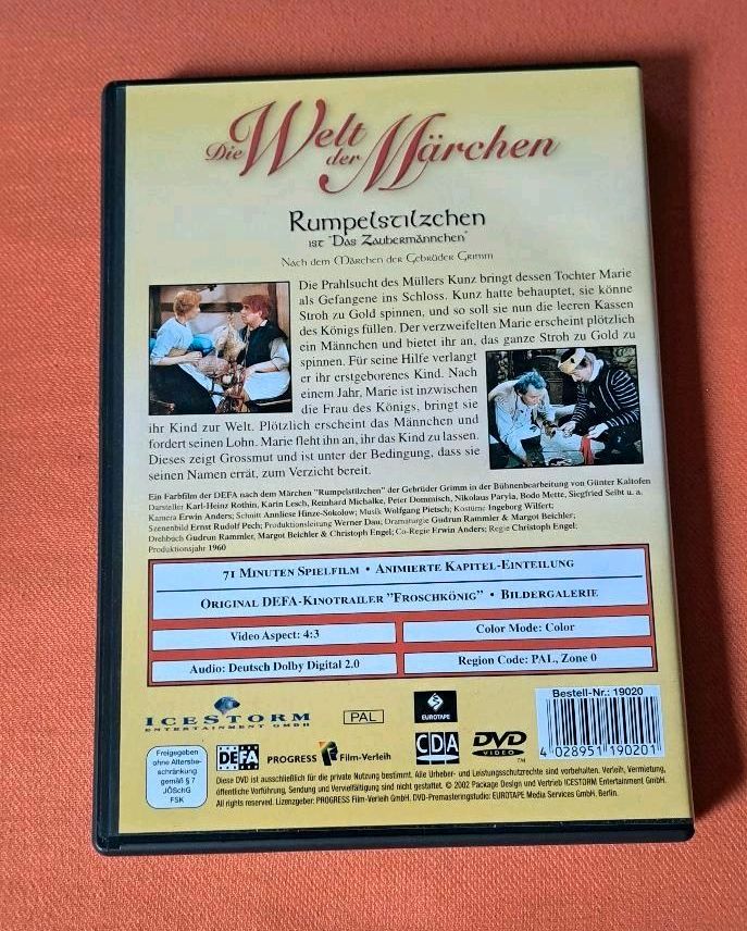 DVD Die Welt der Märchen, 8 Stück in Rubkow