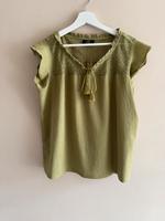 Ernstings Gina Bluse Top Shirt Volant Spitze L 44 46 Neu Schleswig-Holstein - Pronstorf Vorschau
