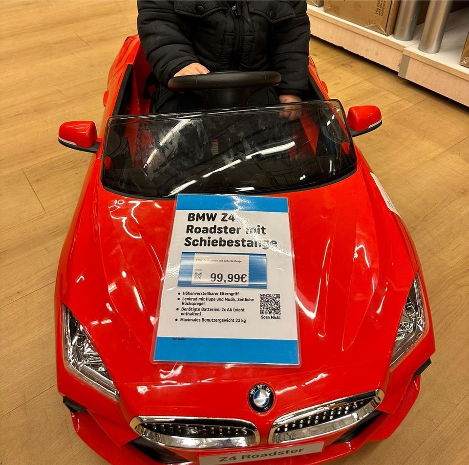 BMW Kinder Auto mit schiebestange in Salzgitter