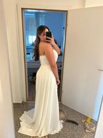 Eleganter Braut-Jumpsuit mit Schleppe – Neu&ungetragen (Größe 42) Nordrhein-Westfalen - Bottrop Vorschau