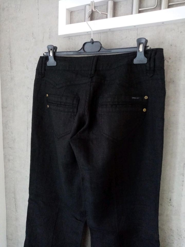 Leinen Hose Short Leinenhose schwarz S ONLY H&M in Geilenkirchen