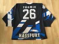 Game Worn 1994/95 ERC Haßfurt Tray Tuomi ( Papa von Parker) Berlin - Lichtenberg Vorschau