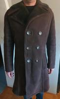 Ledermantel, Vintage, Lammfellfutter, Hornknöpfe, England Bayern - Nußdorf am Inn Vorschau