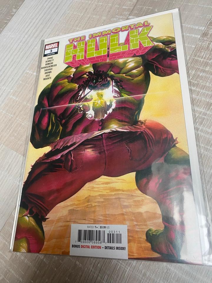 Immortal Hulk #3 Alex Ross Dr Freye 2018 Marvel US Comics in Frankenthal (Pfalz)