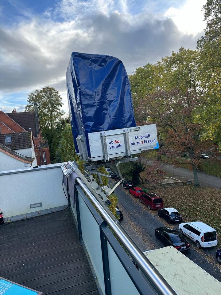 Möbellift Aussenaufzug Umzugslift Möbelaufzug Goslar in Goslar