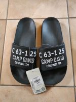 NEU Camp David Badelatschen Badepantolette Gr. 42 schwarz Sachsen-Anhalt - Landsberg (Saalekreis) Vorschau