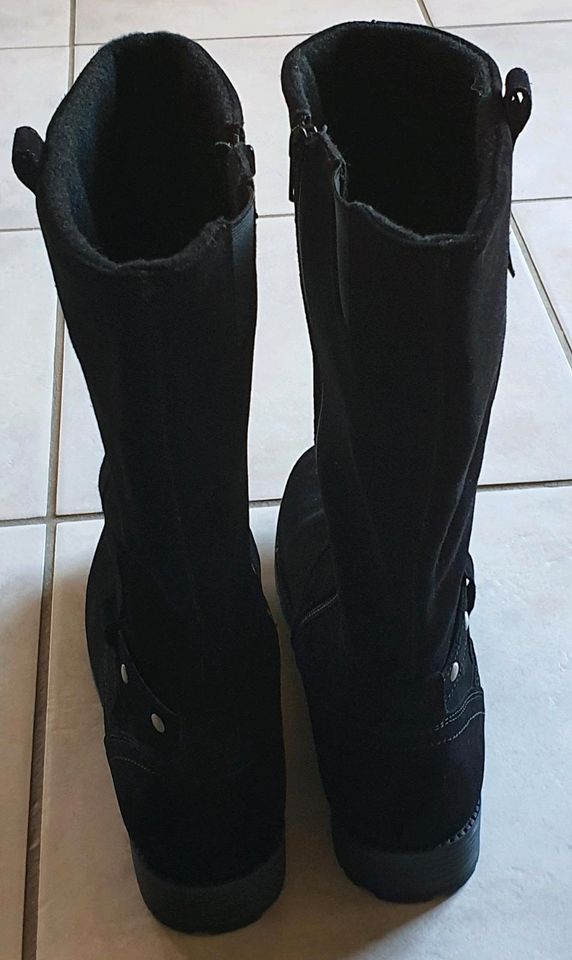 Superfit GORE-TEX Stiefel schwarz Größe 41 Veloursleder in Drachselsried