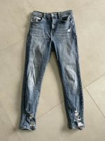 NA-KD Jeans Gr. 36 Chewed Hem Skinny Cropped Jeans Hessen - Dieburg Vorschau