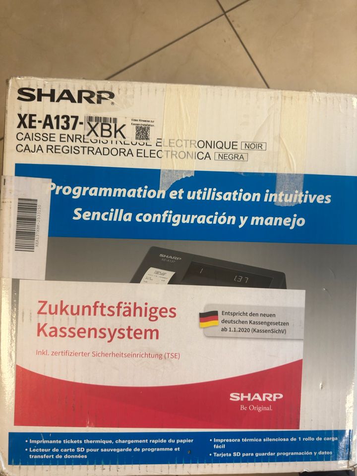 Kassensystem Sharp XE-A137 mit SD Karte in Duisburg