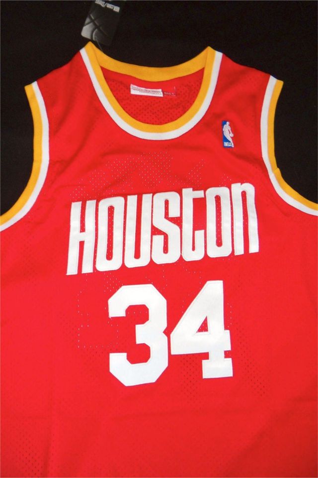 Hakeem Olajuwon Houston Rockets Trikot Rot in Köln