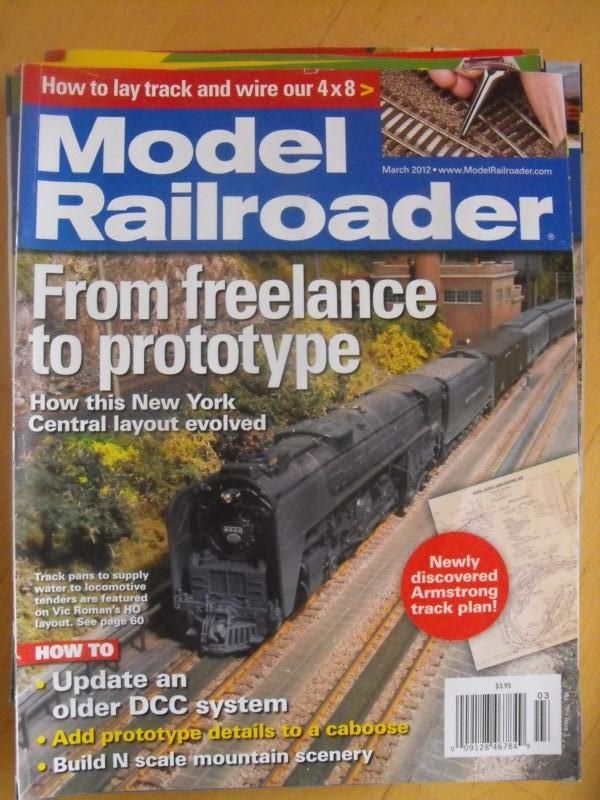 Model Railroader Magazine 2010 2011 2012 in Geschendorf