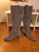 Stiefel grau Leder Größe 41 neuwertig Niedersachsen - Celle Vorschau