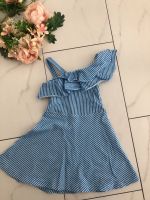 Zara Kleid Gr. 116 110 blau weiß gestreift Sommerkleid Hessen - Hanau Vorschau