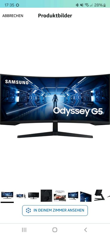Samsung Gaming Monitor G5 C34G55TWWP, 34 Zoll in Ilmenau