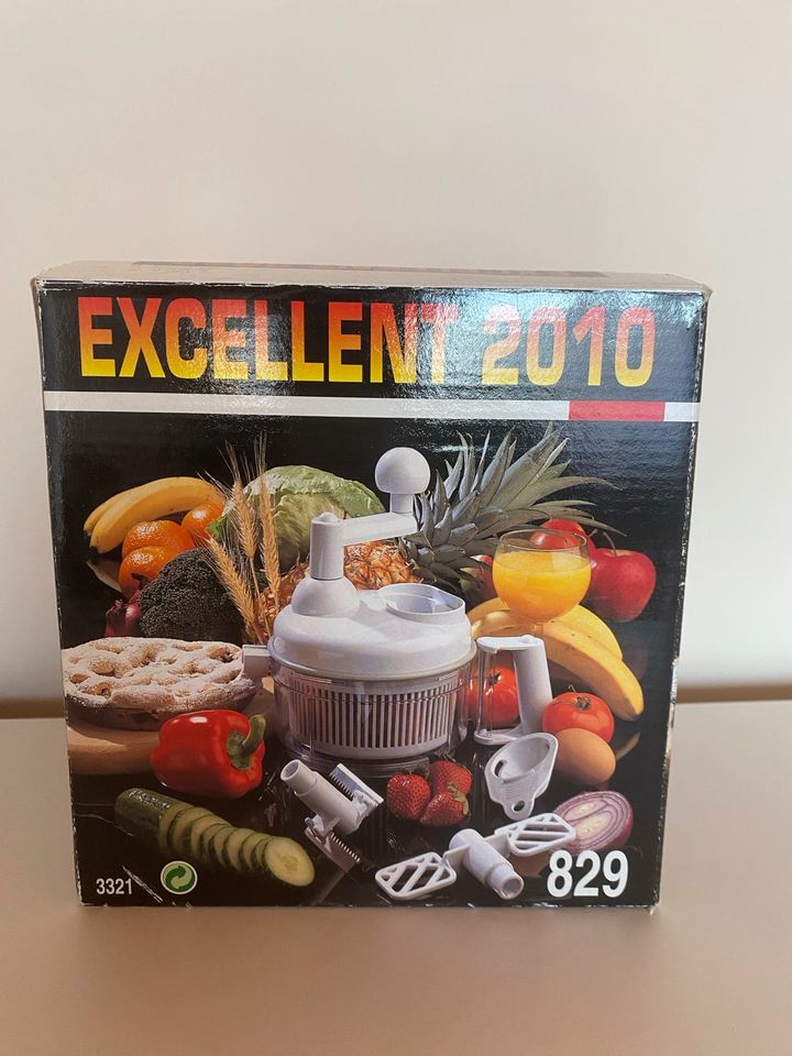 Zerkleinerer „Excellent 2010“ Gemüseschneider Manuell neuwertig in Rheinstetten