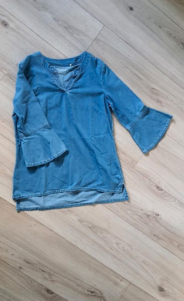 ✔️ GINA denim Jeansblus Bluse Gr. 38 Ernstings top ✔️ in Porta Westfalica