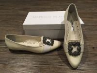 Original Manolo Blahnik Loafer Marria creme mit OV Berlin - Neukölln Vorschau