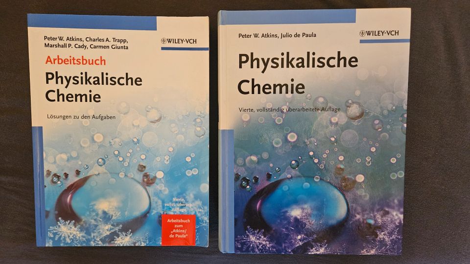 TOP: Physikaliche Chemie: Atkins de Paula Lehrbuch + Arbeitsbuch in Datteln