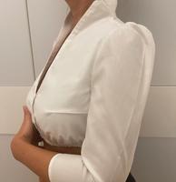Dirndl Bluse Hammerschmid, Baumwolle weiß mit 3/4 Arm München - Altstadt-Lehel Vorschau