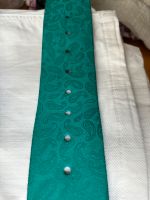 Gürtel breit, smaragd Paisley Muster, chic, 85, wie NEU Niedersachsen - Gronau (Leine) Vorschau