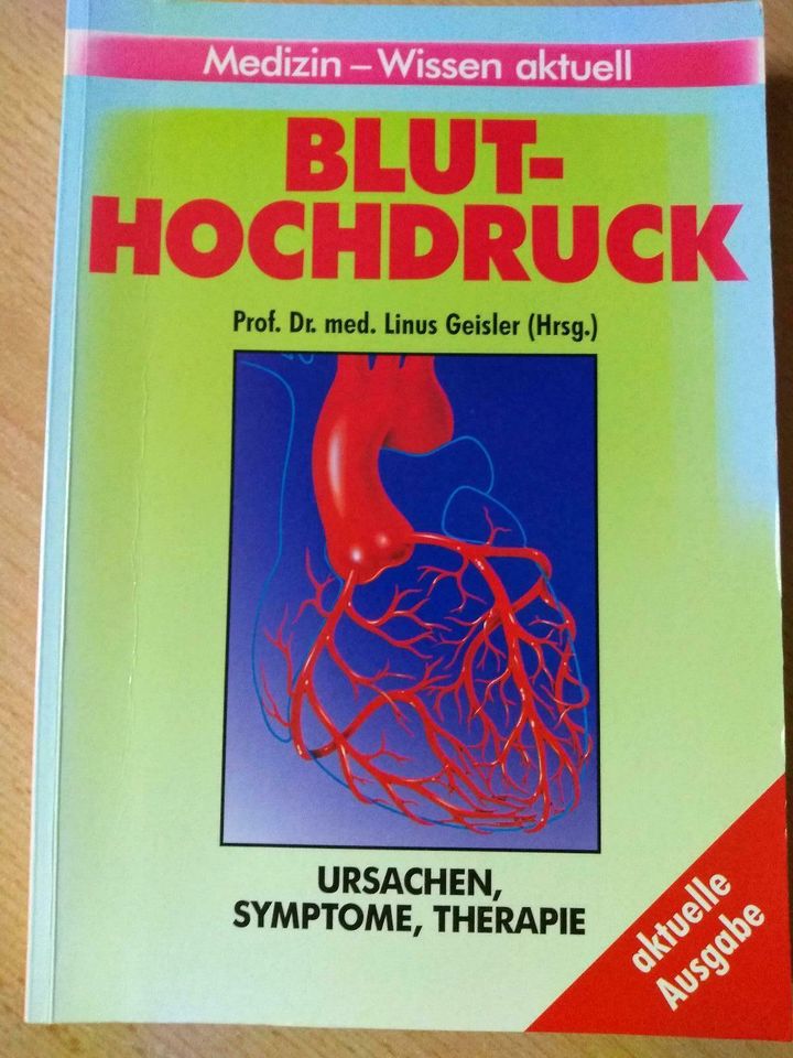 Bluthochdruck, Ursachen, Symptome, Therapie, Buch über Blut hochd in Weißenburg in Bayern