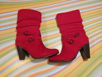 Schicke Stiefel im knalligen rot Gr. 39. Top Zustand Sachsen - Werdau Vorschau