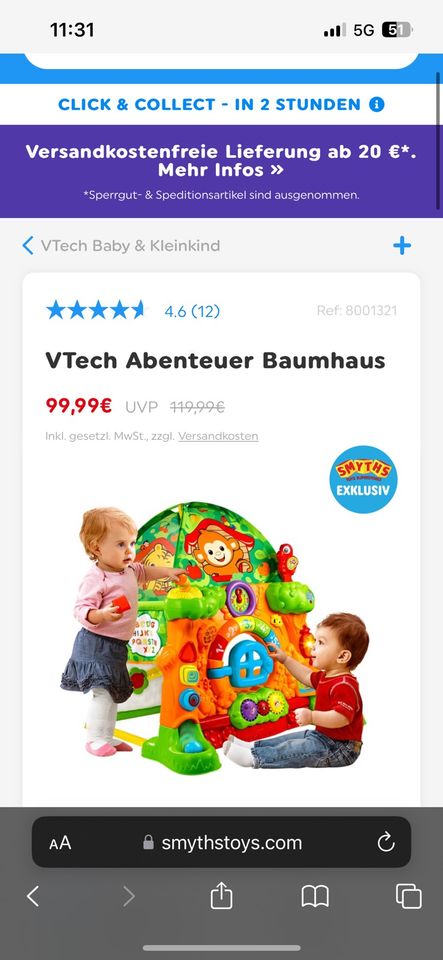 Vtech Baumhaus mit Musik in Hamburg