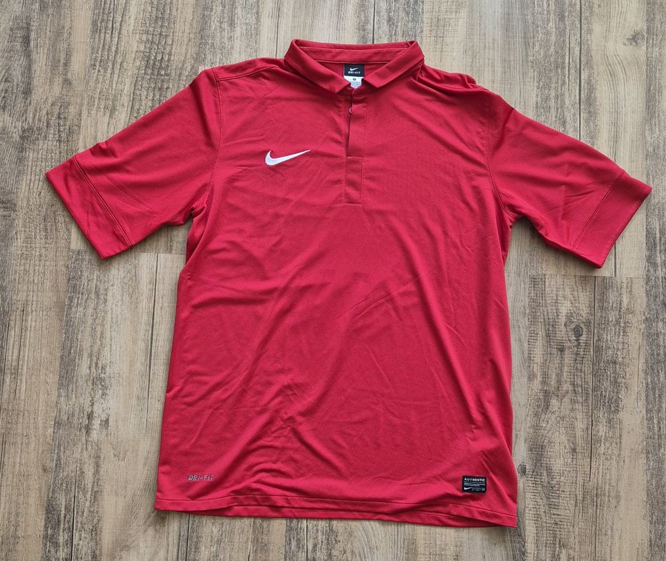 rotes Polo Poloshirt Shirt Polohemd von Nike DRI-FIT GR. L Herren in Berlin