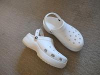 ❤️ Neue Crocs Original Plattform 41 weiß Clogs  ❤️ Hessen - Niddatal Vorschau