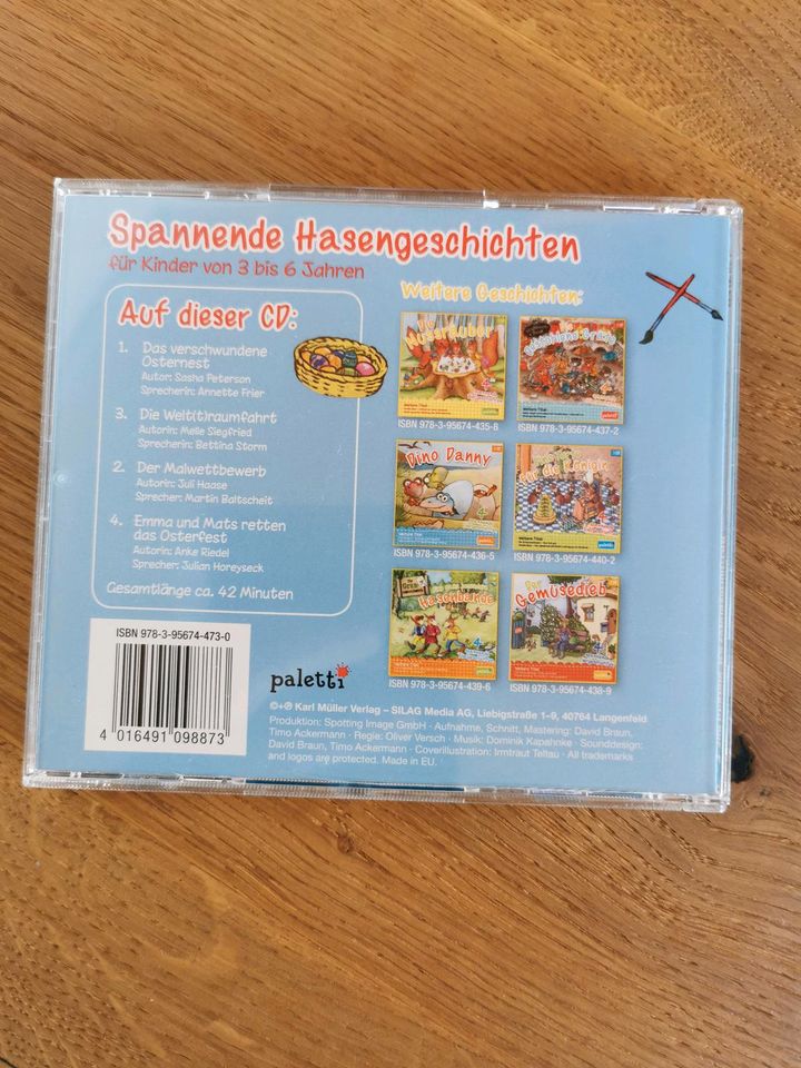 4 spannende Hasengeschichten CD in Mühlhausen-Ehingen