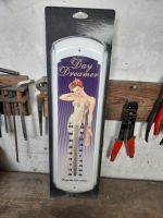 Thermometer groß Metall Pin-Up-Girl Made in USA Deko Thüringen - Kahla Vorschau