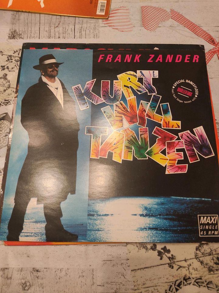 Frank Zander hier kommt kurt Kurt will tanzen LP in Heilbad Heiligenstadt