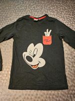 Longsleeve Langarm-Shirt Mickey Mouse Disney Gr. 128 Nordrhein-Westfalen - Halle (Westfalen) Vorschau