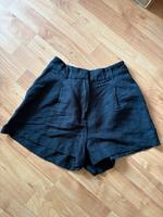 Leinen Shorts Leinenmischung schwarz Sommer 38 M Bayern - Prien Vorschau