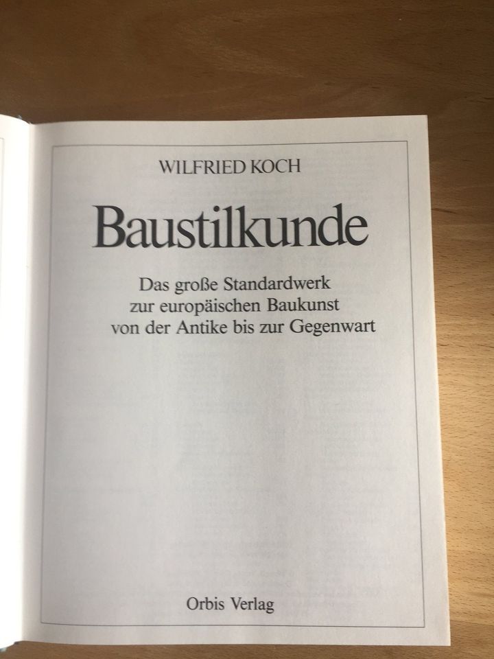 Koch, Baustilkunde, Orbis Verlag, wie neu! in Siegen