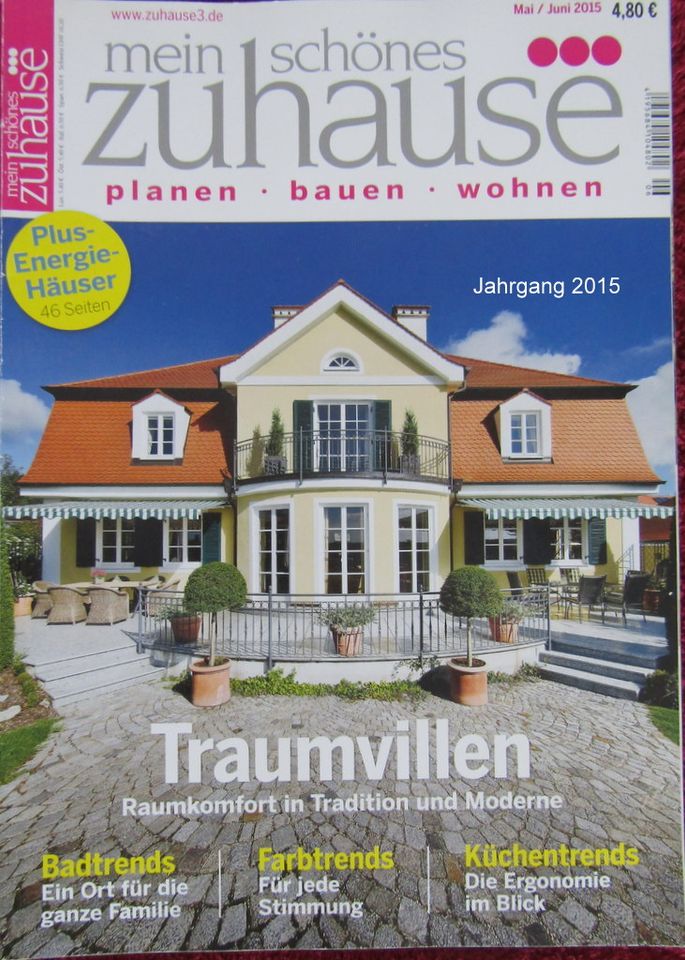 6 verschiedene Bau & Wohnzeitschriften versch. Jahrgänge in Hamburg