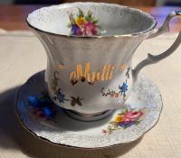 August Warnecke Kaffeetasse Blumenmotiv Niedersachsen - Melle Vorschau