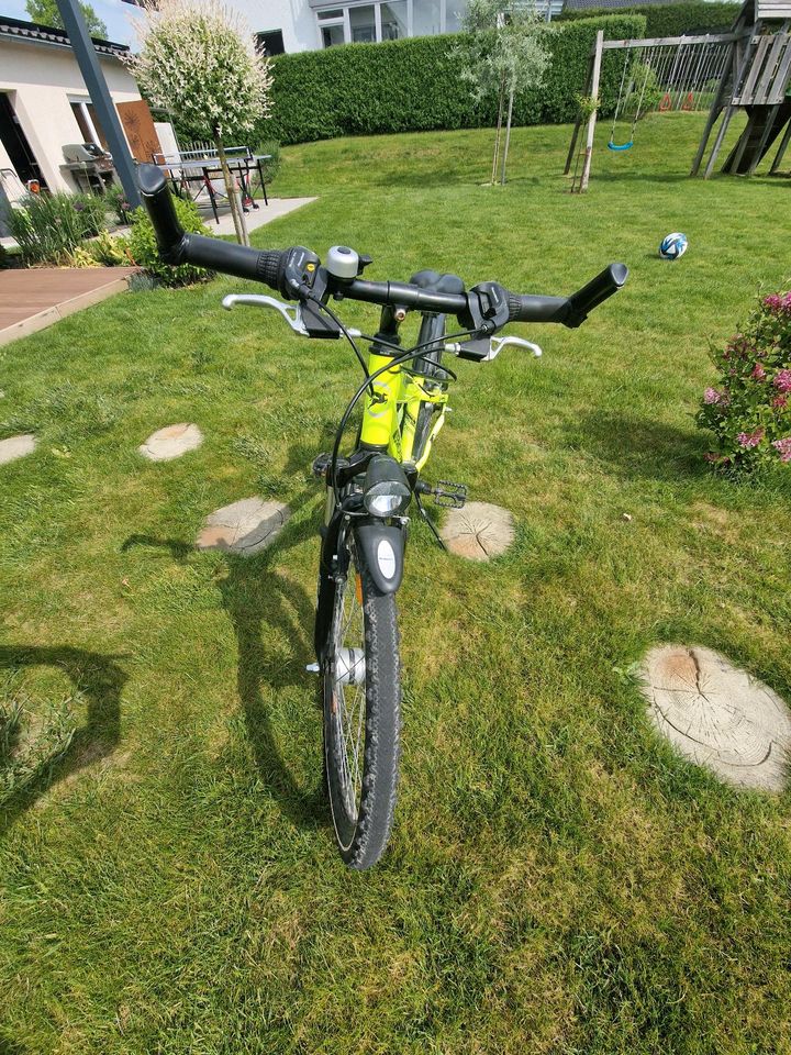 Fahrrad Pegasus 24 Zoll neongelb in Meßkirch