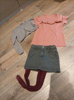 Süßes Outfit Gr 110, Rock, Bolero, Strumpfhose, T-Shirt Nordrhein-Westfalen - Netphen Vorschau