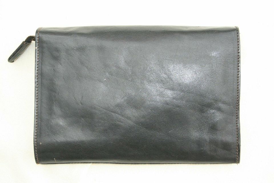 Lederclutch, Original 70er J., Designerstück, s.g. Zust.! 25/18cm in Saarwellingen