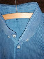 Tom Tailor Hemd Gr. XL  blau mit feinen Streifen Bayern - Straubing Vorschau