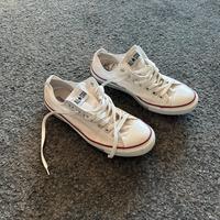 Converse All Star Chucks 42 weiß Schuhe Sneaker Hessen - Roßdorf Vorschau