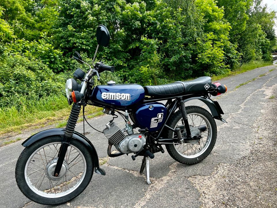 Simson S 51 Moped original top Zustand in Wyhratal