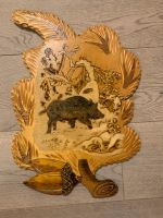 Holzschnitzerei mit einer mit Schweine Motiv Bayern - Kösching Vorschau
