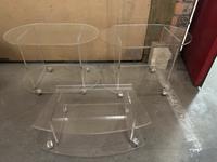 Acrylglas Rollwagen Couchtisch Sideboard Acryl Mid-Century Tisch Frankfurt am Main - Ostend Vorschau