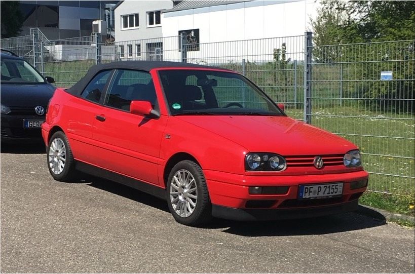 Golf 3 Cabrio Tieferlegungsfedern Eibach in Remchingen