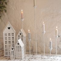 NEUWARE Kerzenhalter Kerzenständer weiß shabby chic vintage Sachsen - Löbau Vorschau