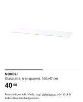 Glasplatte für NORDLI Kommode Ikea, 160 x 47 cm München - Ludwigsvorstadt-Isarvorstadt Vorschau