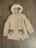 Winterjacke Anorak Mantel Kapuze Pailletten Mädchen Größe 116 Sachsen - Glauchau Vorschau